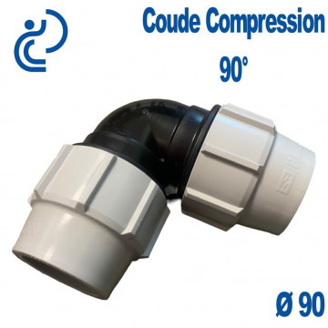 coude compression 90° Ø90