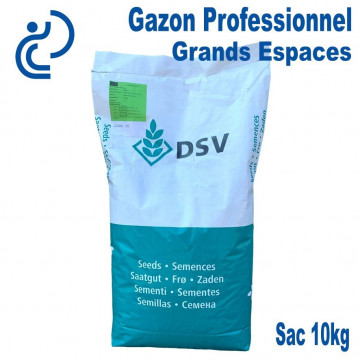 Gazon professionnel "Grands Espaces" sac 10kg