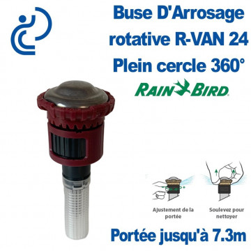 Buse Rotative à portée réglable R-VAN24 360° (bordeaux)