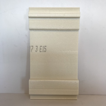 Lame Bardage blanc PVC cellulaire veiné longueur 5ml