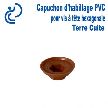 Capuchon PVC Pour tête de vis hexagonale Terre Cuite