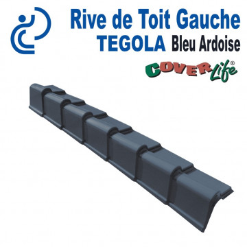 Rive de Toit Gauche TEGOLA Bleu Ardoise 1700x220mm
