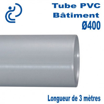 TUBE PVC Ø400 longueur 3ml