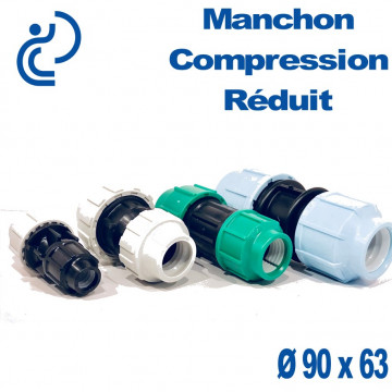 Manchon Réduit à Compression Ø90 x 63