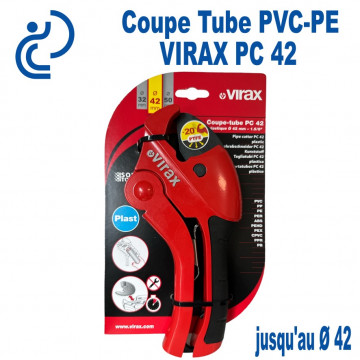 Coupe Tube Pro VIRAX PVC-PEHD jusqu'au Ø42mm