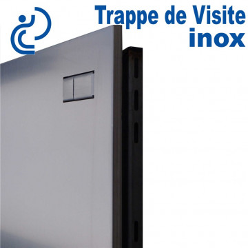 Trappe de Visite INOX prestige Cadre invisible à encastrer