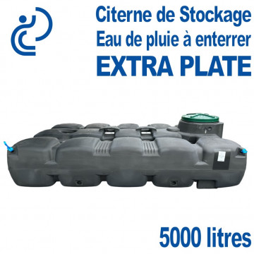 Cuve de Stockage EXTRA PLATE 5000 Litres PEHD à Enterrer