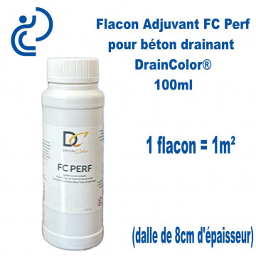 Flacon FC PERFEC adjuvant pour Béton Drainant DRAINCOLOR