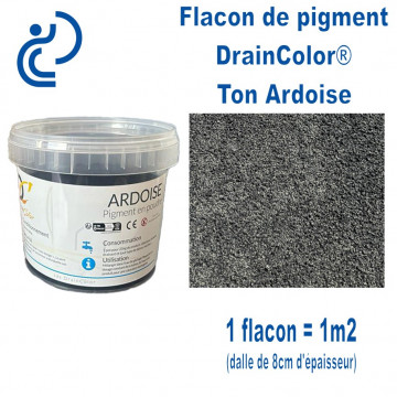 couleur ARDOISE pour Béton Coloré Drainant DRAINCOLOR