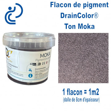 couleur MOKA pour Béton Coloré Drainant DRAINCOLOR