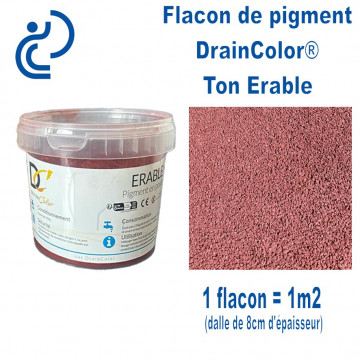 couleur ERABLE pour Béton Coloré Drainant DRAINCOLOR