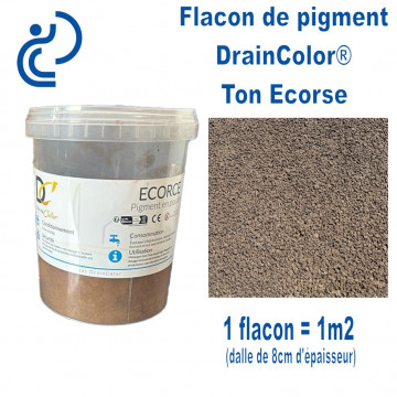 couleur Ecorse pour Béton Coloré Drainant DRAINCOLOR