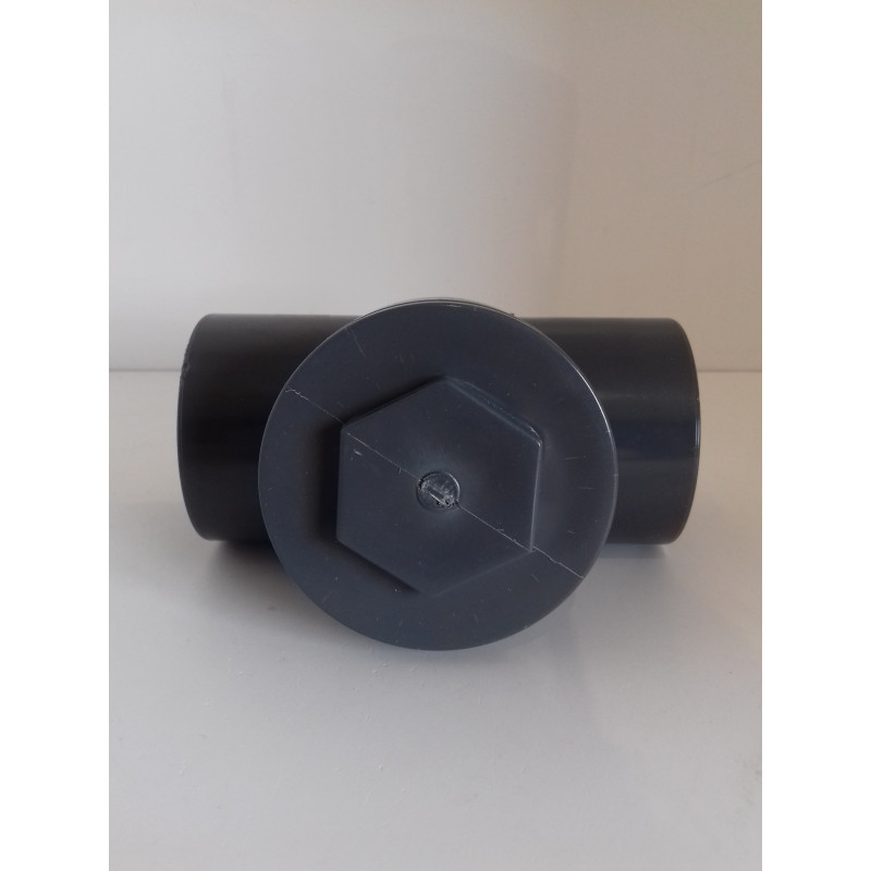 Clapet anti-retour PVC diamètre 32 INTERPLAST, 450211