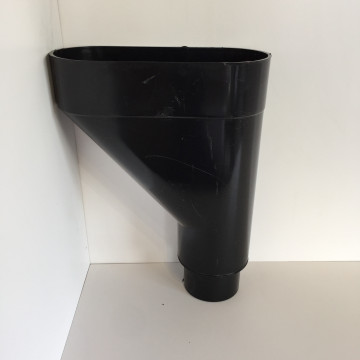 Jambonneau PVC noir D100