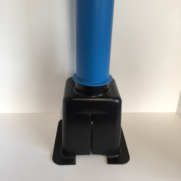 Tube fourreau à collerette 600/635 mm en PVC bleu