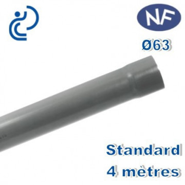 TUBE PVC NF D63 4ml