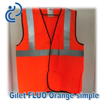 Gilet FLUO Orange Simple