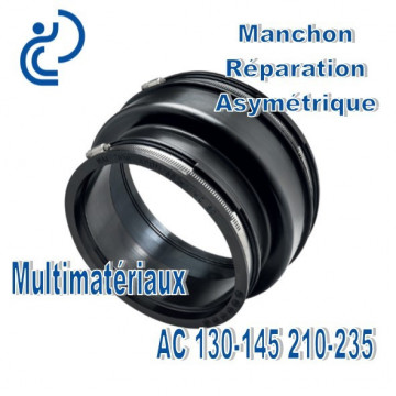 Manchon Réparation asymétrique 130-145 210-235 Multimatériaux