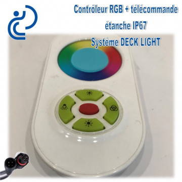 Contrôleur RGB + télécommande pour système DECK LIGHT