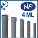 Tube PVC NF Standard 4 Mètres