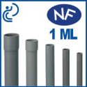 Tube PVC NF Coupé 1 Mètre
